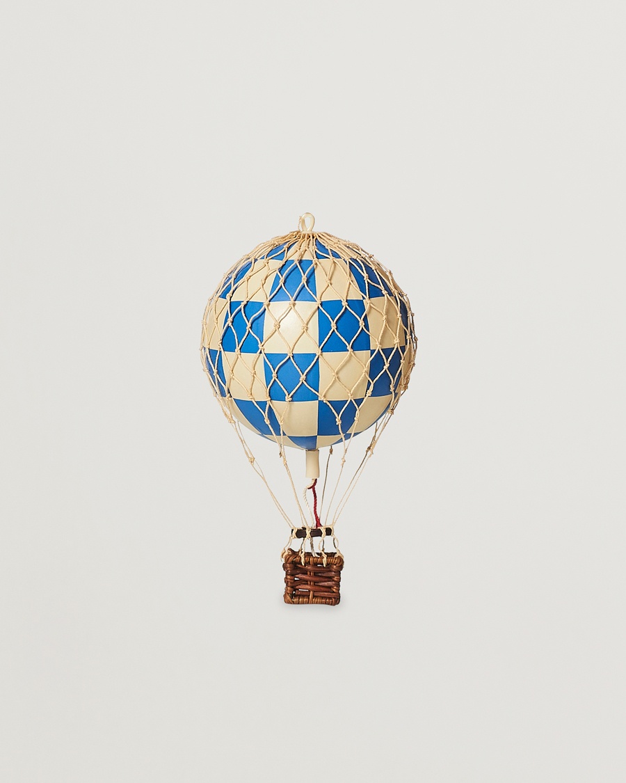Authentic Models Floating The Skies Balloon Check Blue – Blu