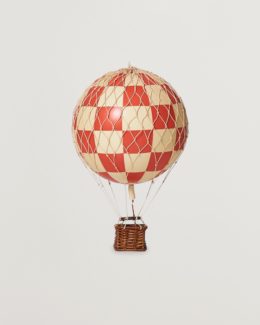 Authentic Models Travels Light Balloon Check Red – Rosso