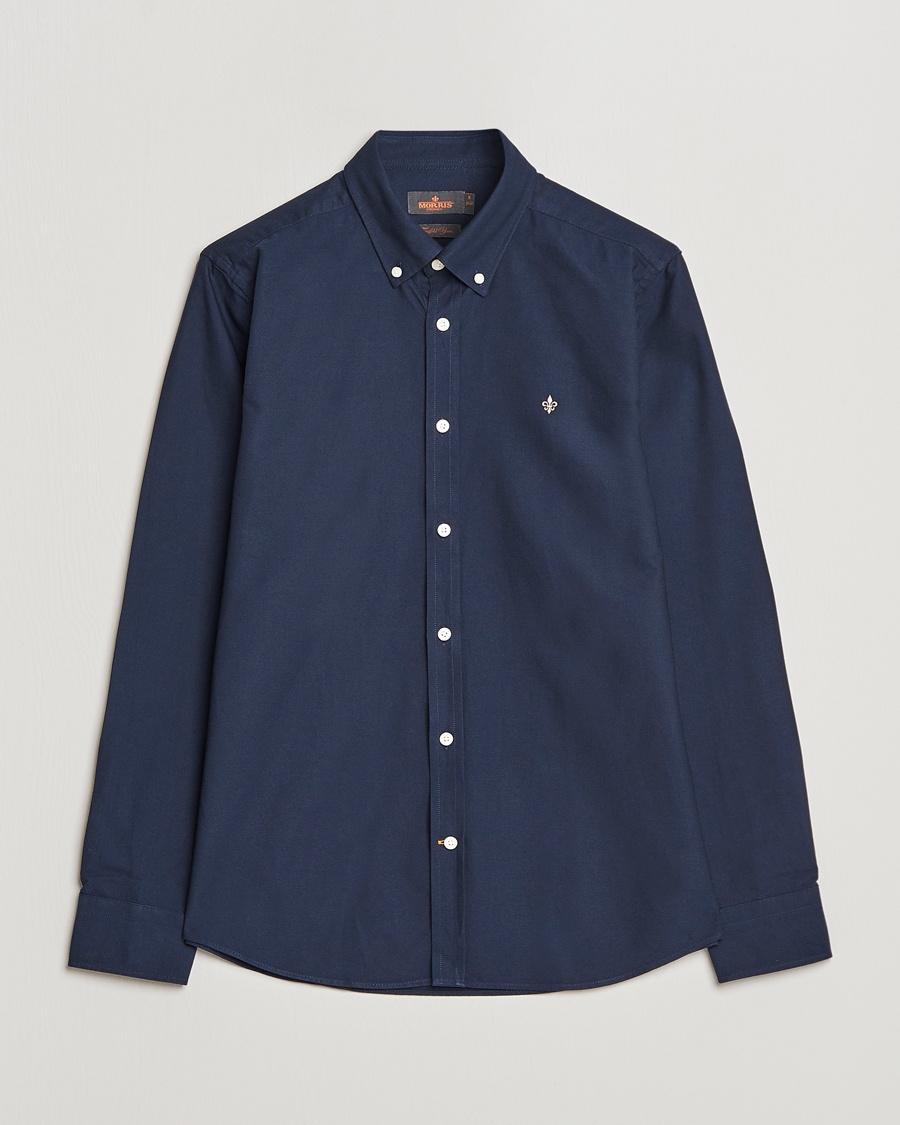 Morris Douglas Oxford Shirt Navy – Blu