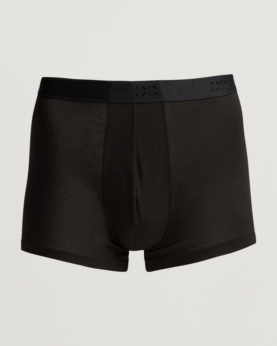 Derek Rose Pima Cotton Stretch Trunk Black – Nero