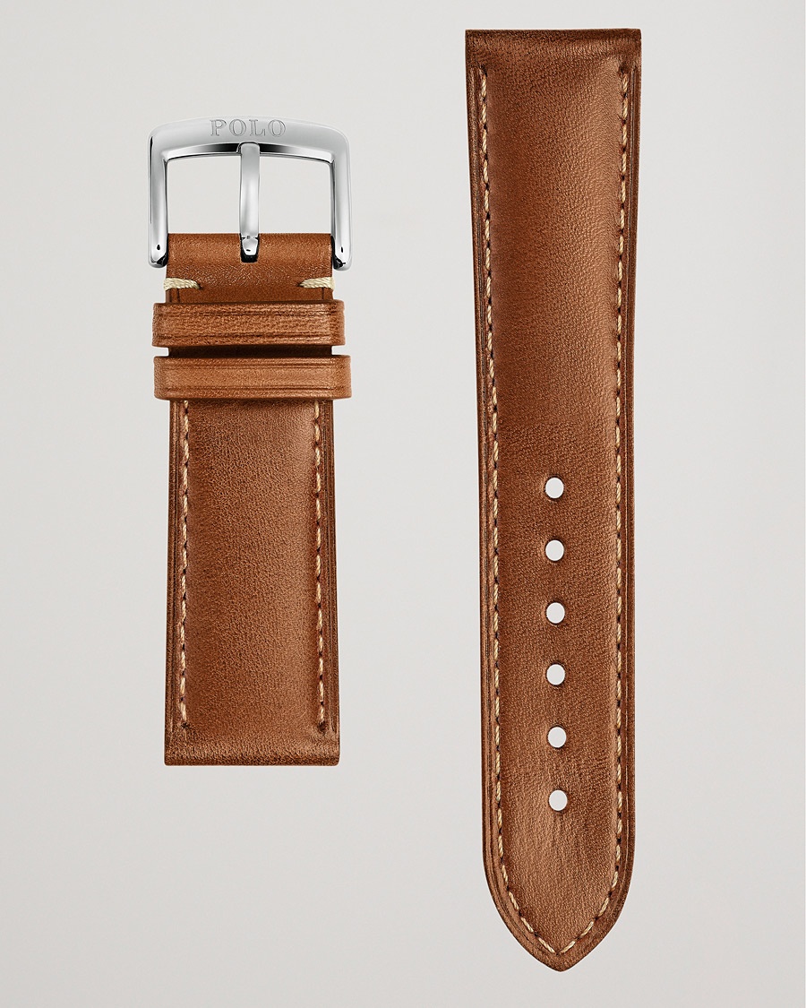 Polo Ralph Lauren Sporting Leather Strap Used Burnished – Marrone