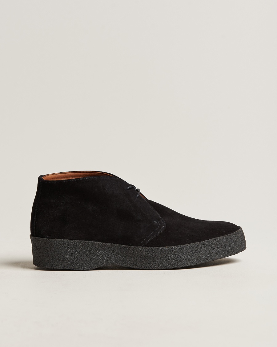 Sanders Joel Chukka Boot Black Suede – Nero