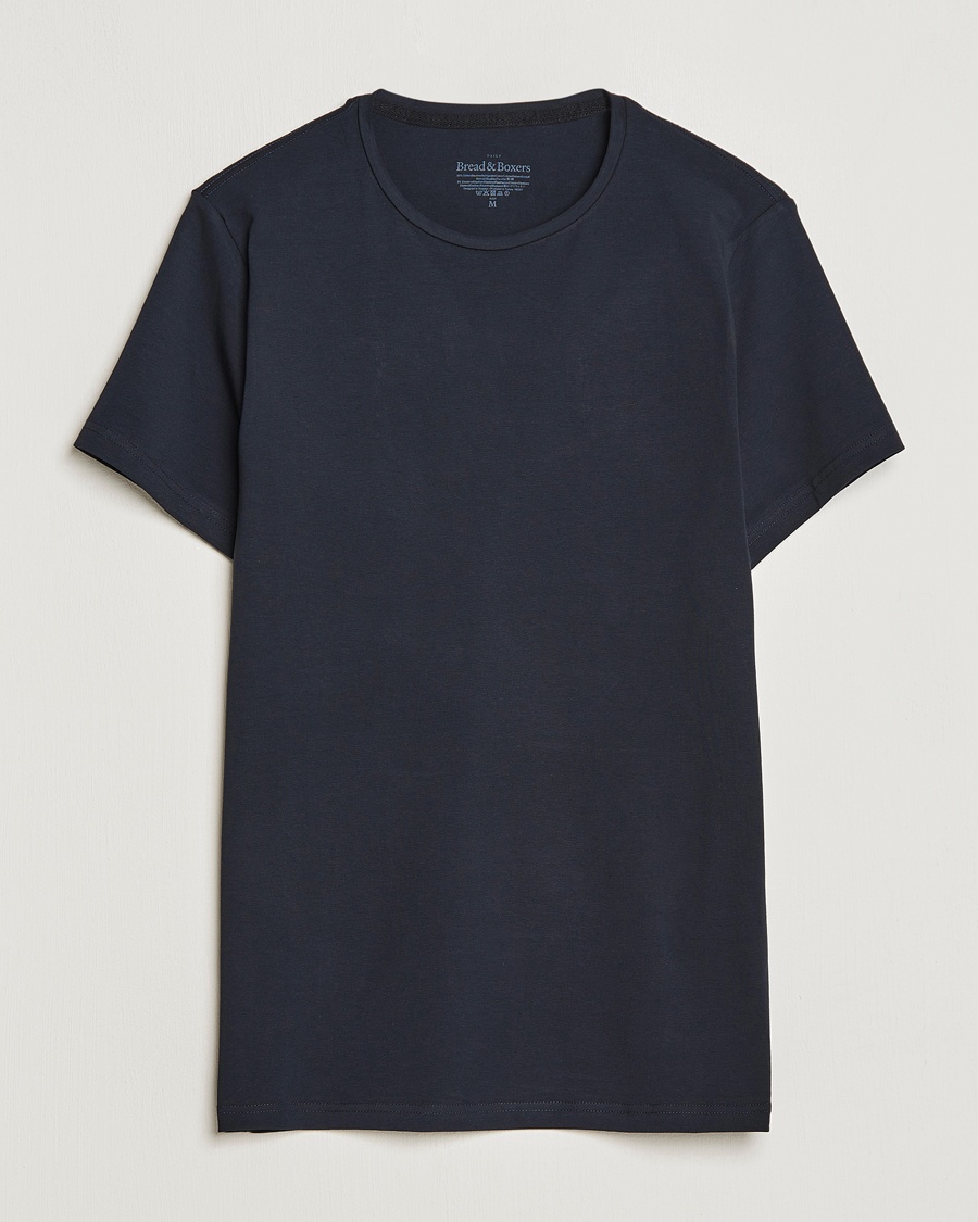 Bread & Boxers 2-Pack Crew Neck Tee Dark Navy – Blu