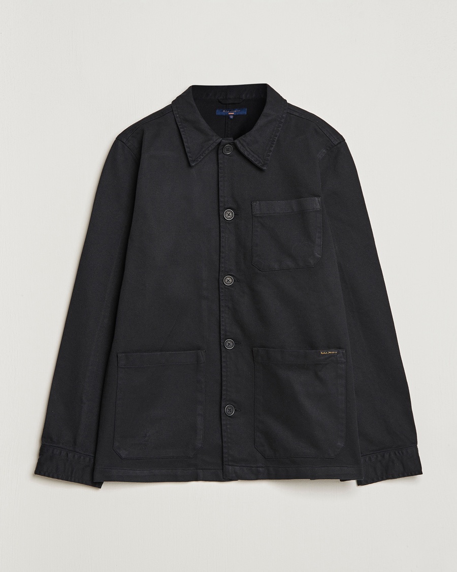 Nudie Jeans Barney Worker Overshirt Black – Nero