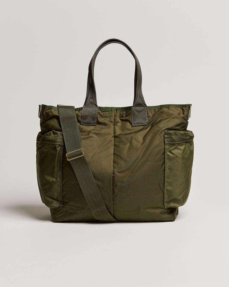 Porter-Yoshida & Co. Force 2Way Tote Bag Olive Drab – Verde
