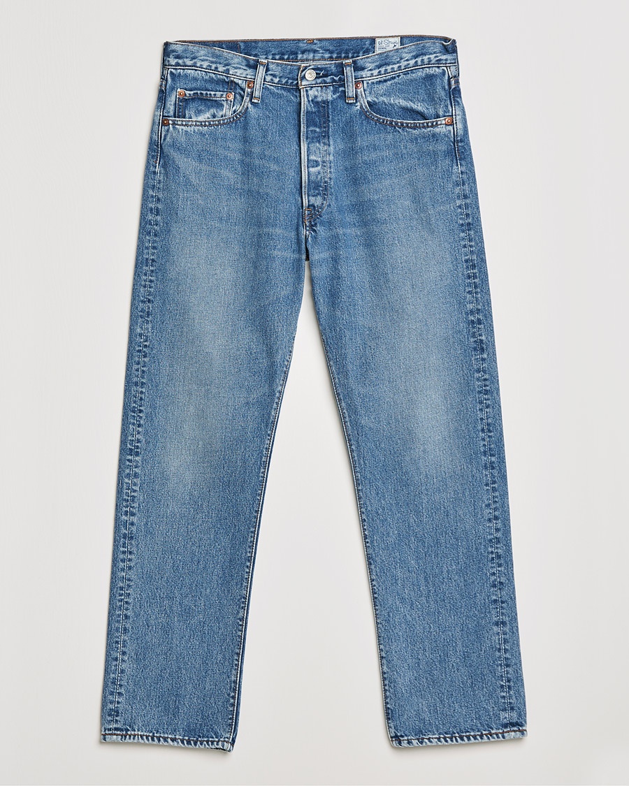 orSlow Straight Fit 105 Selvedge Jeans Denim Used – Blu