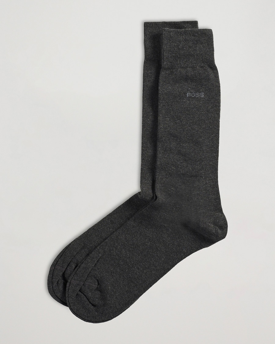 BOSS BLACK 2-Pack RS Uni Socks Grey – Grigio