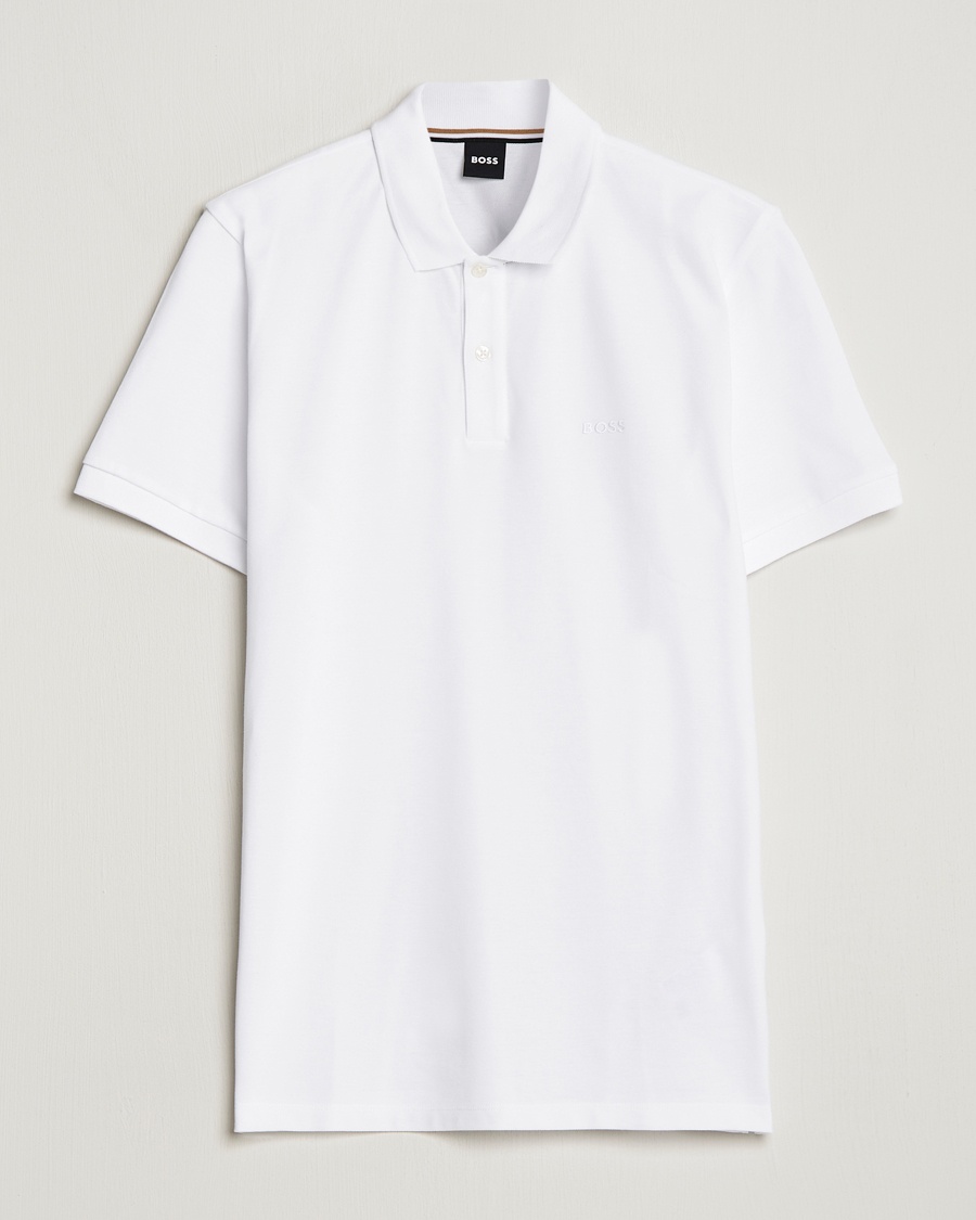 BOSS BLACK Pallas Polo White – Bianco
