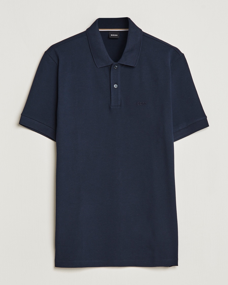 BOSS BLACK Pallas Polo Dark Blue – Blu