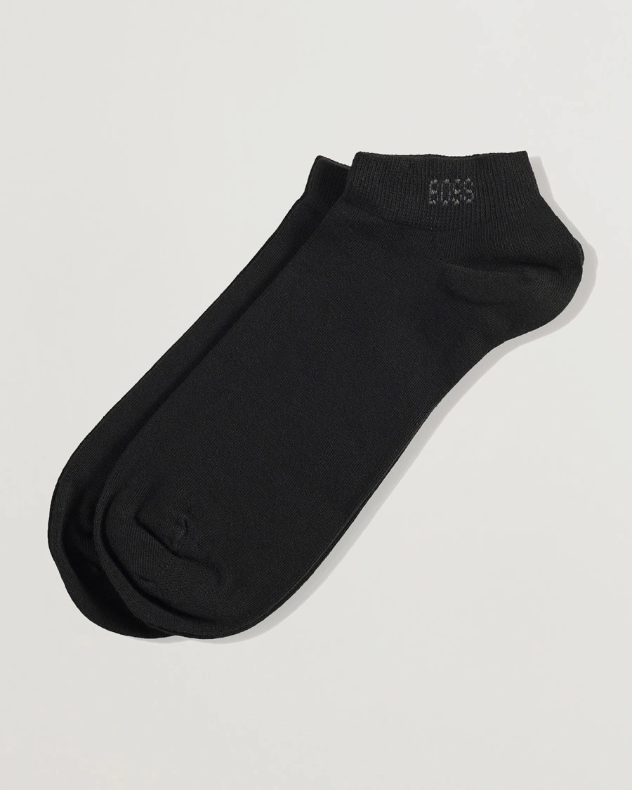 BOSS BLACK 2-Pack Sneaker Socks Black – Nero