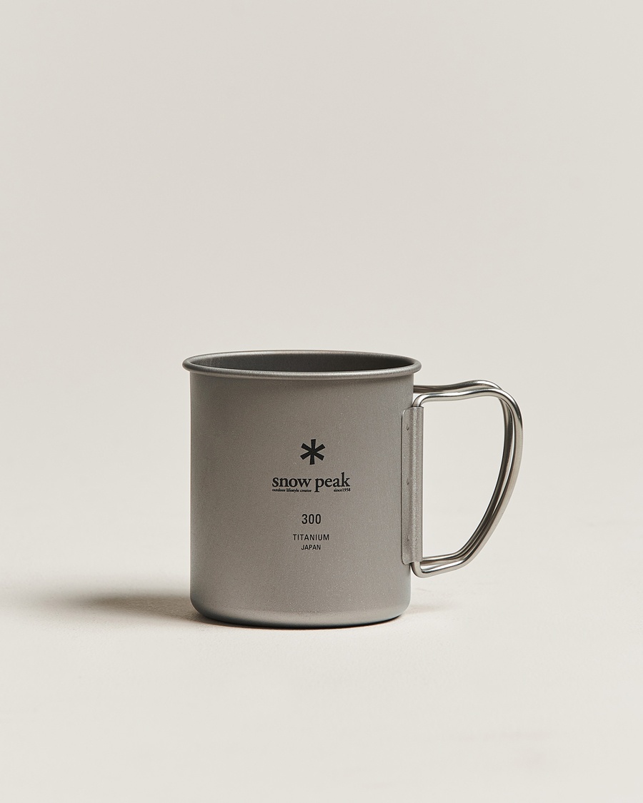 Snow Peak Single Wall Mug 300 Titanium – Argento