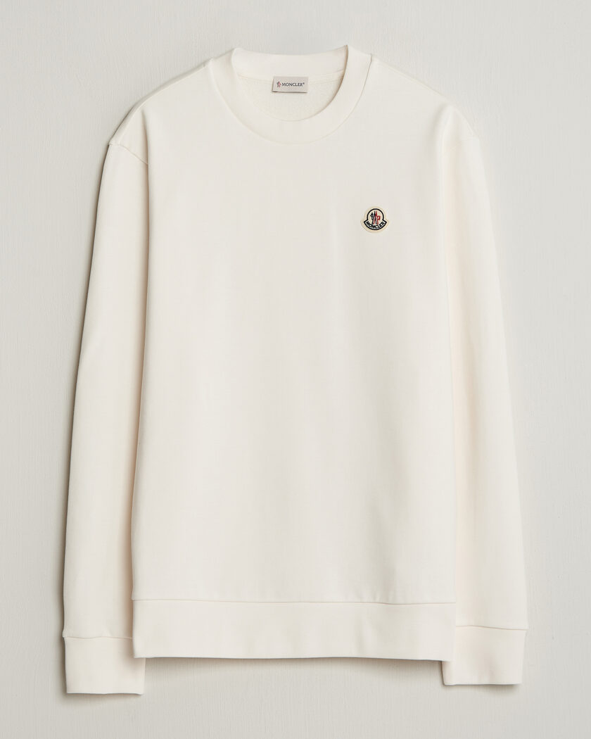 Moncler Logo Sweatshirt White – Bianco