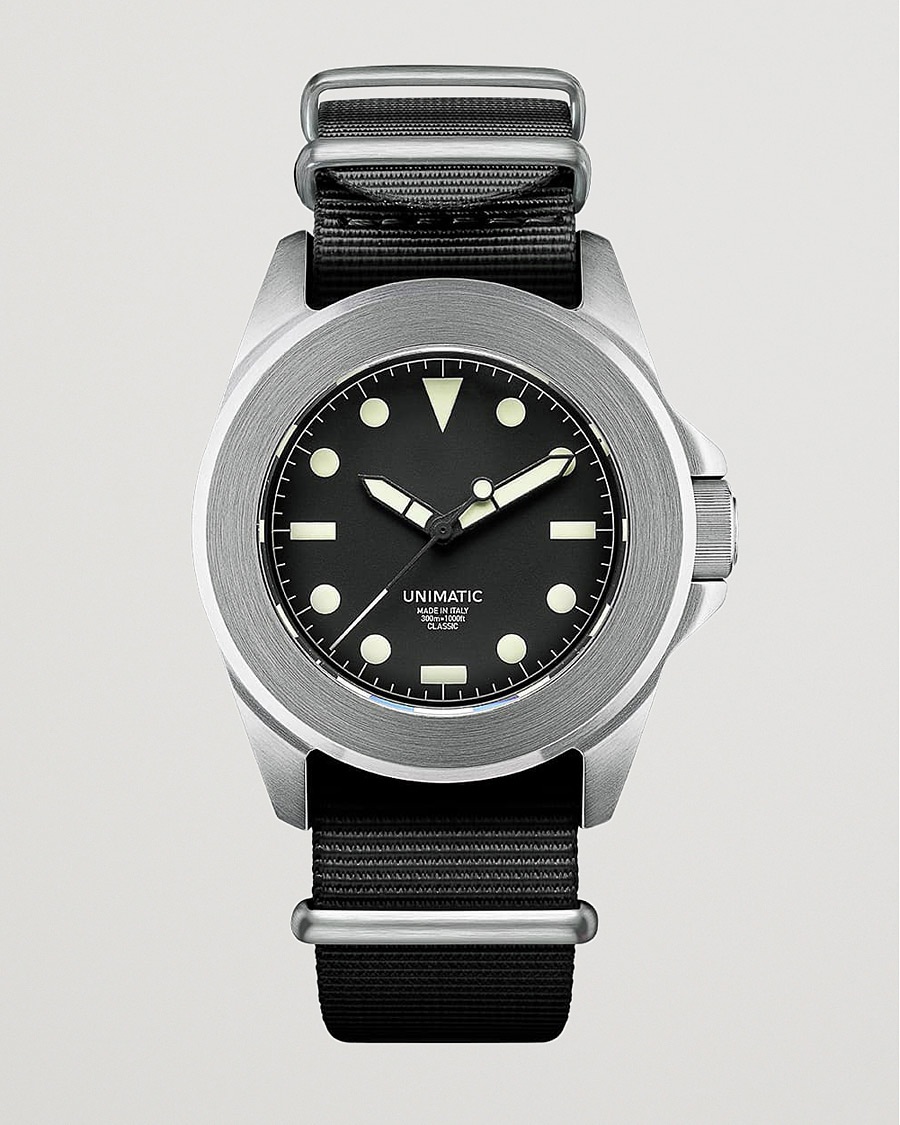 UNIMATIC Modello Quattro Military Watch – Nero