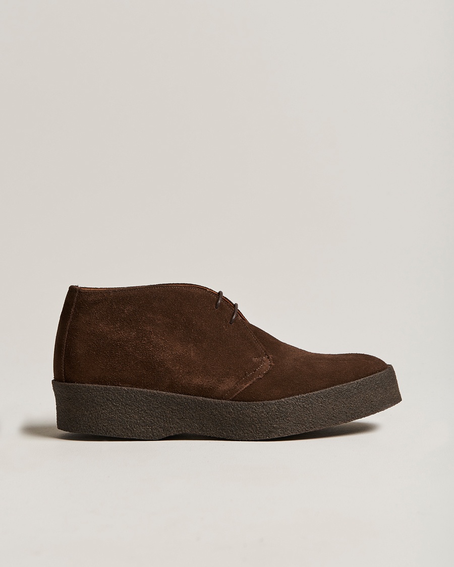 Sanders Joel Chukka Boot Chocolate Suede – Marrone