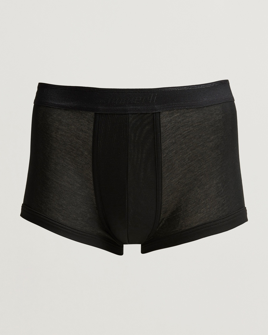 Zimmerli of Switzerland Mercerized Cotton Boxer Briefs Black – Nero