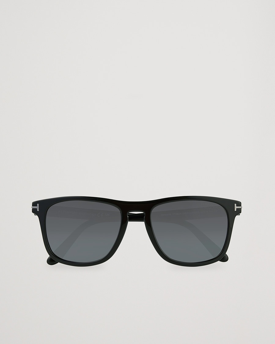Tom Ford Gerard Polarized Sunglasses Shiny Black/Smoke – Nero