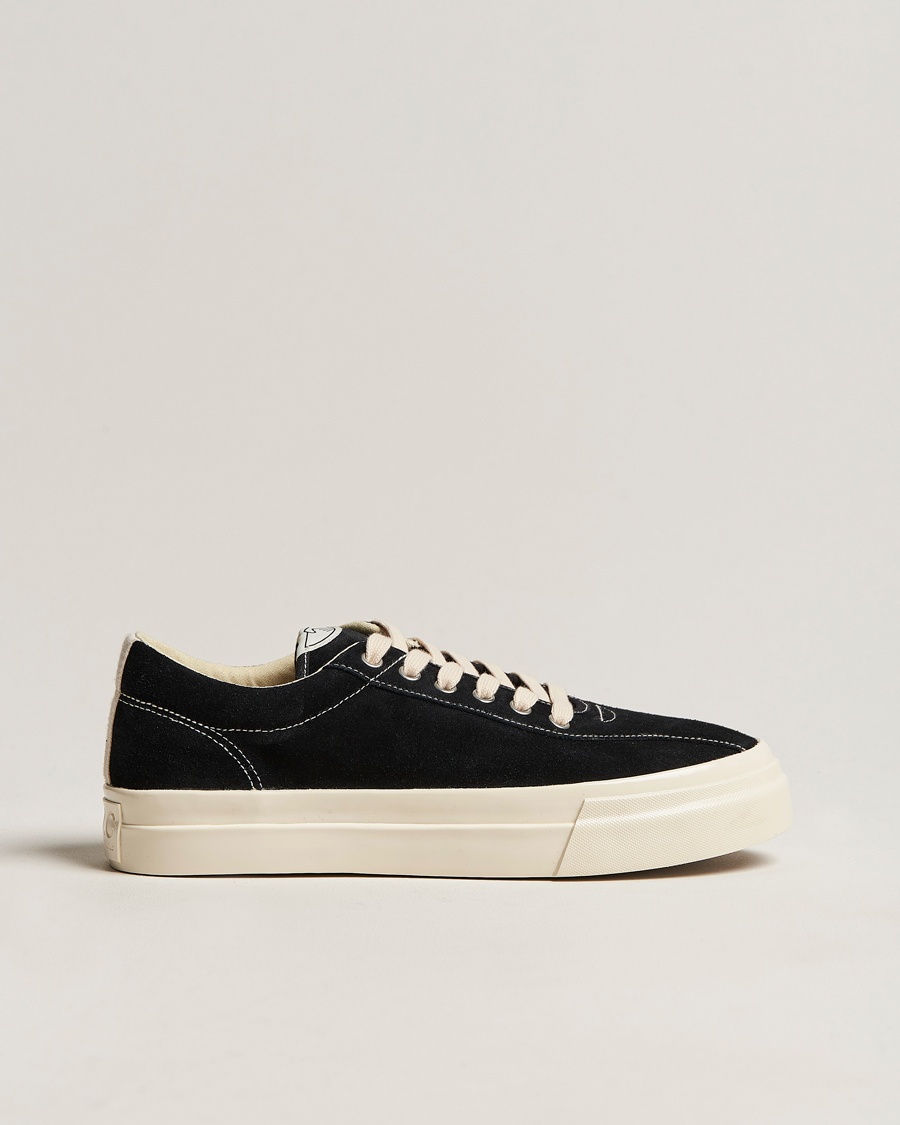 Stepney Workers Club Dellow Suede Sneaker Black/Ecru – Nero