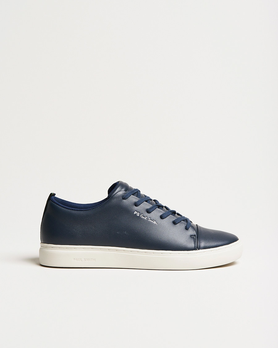 PS Paul Smith Lee Cap Toe Leather Sneaker Navy – Blu