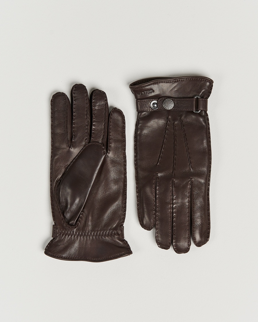 Hestra Jake Wool Lined Buckle Glove Espresso – Marrone