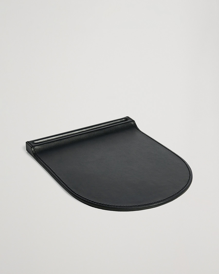 Ralph Lauren Home Brennan Leather Mouse Pad Black – Nero