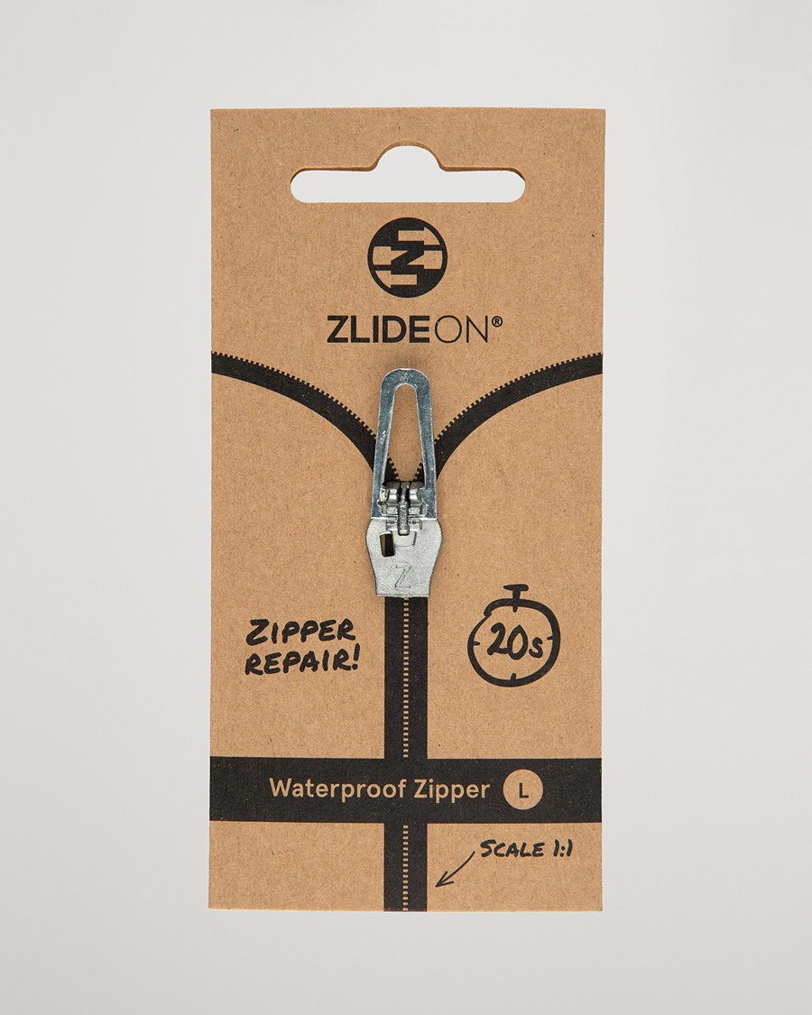 ZlideOn Waterproof Zipper Silver L – Argento