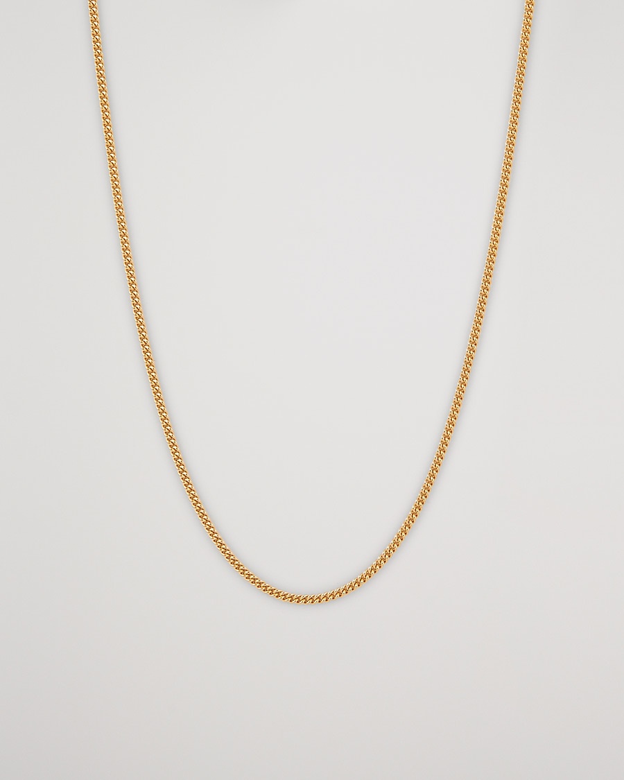 Tom Wood Curb Chain Slim Necklace Gold – Oro