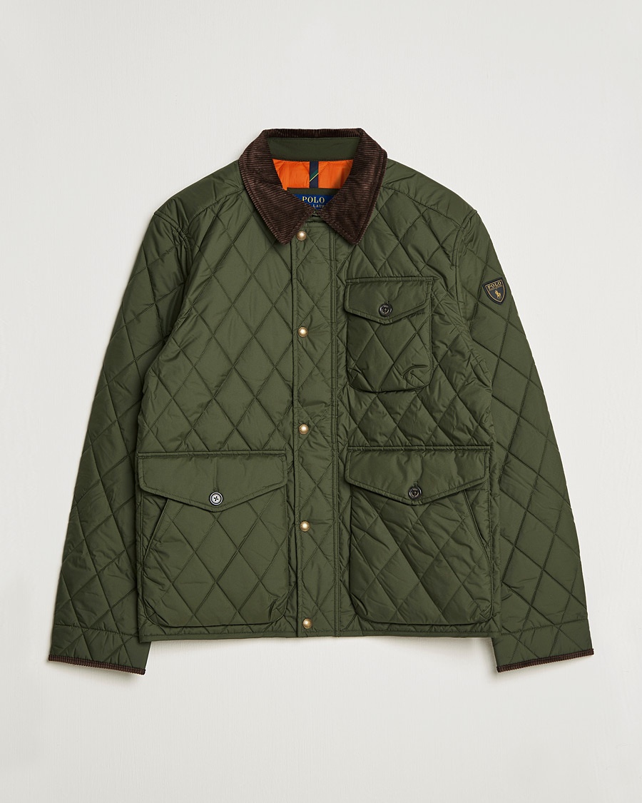 Polo Ralph Lauren Beaton Quilted Jacket Company Olive – Verde