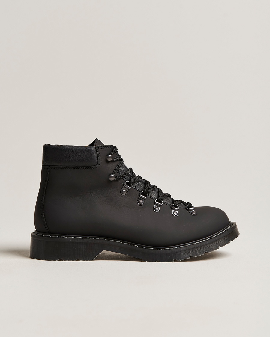 Solovair Urban Hiker Boot Black Waxy – Nero