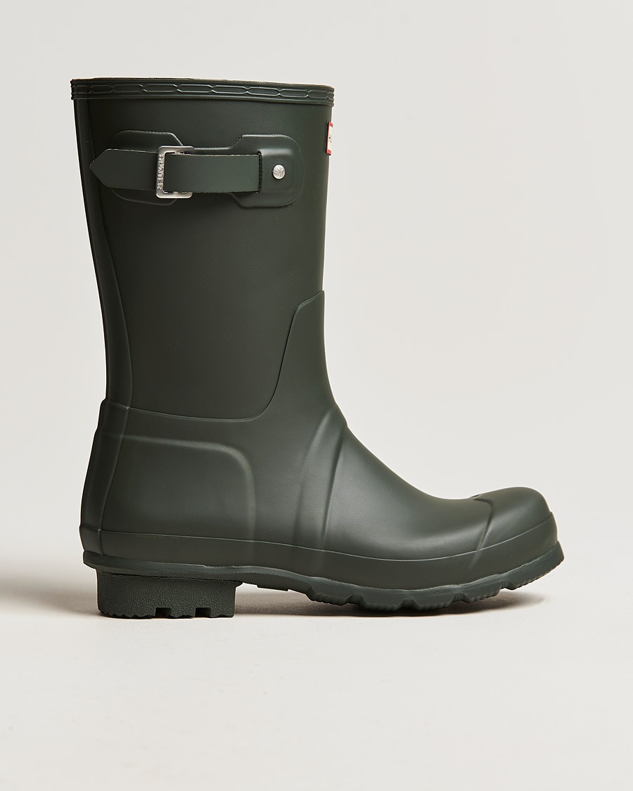Hunter Boots Original Short Boot Dark Olive – Verde