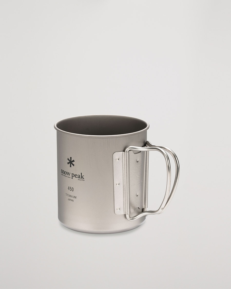 Snow Peak Single Wall Mug 450 Titanium – Argento