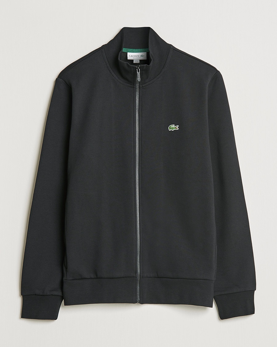 Lacoste Full Zip Sweater Black – Nero