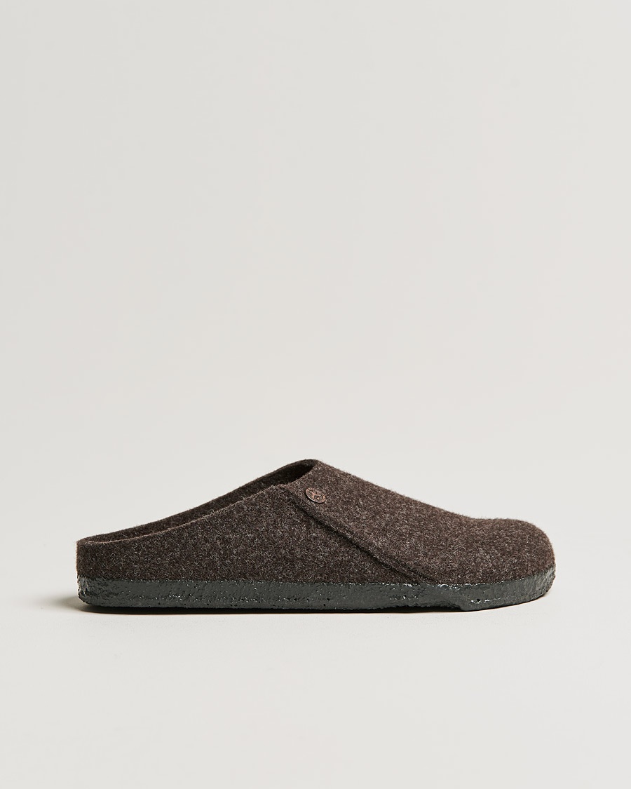 BIRKENSTOCK Zermatt Mocha Wool Felt – Marrone