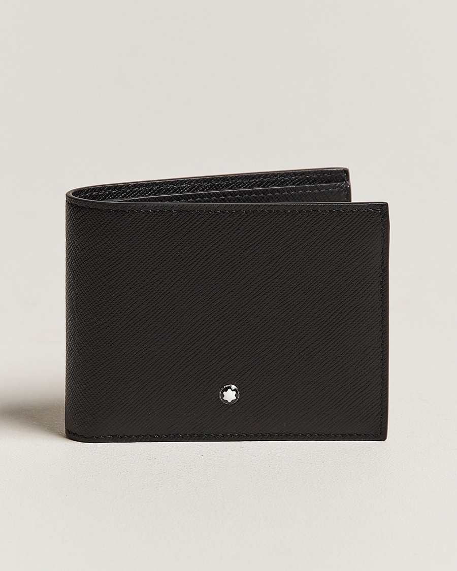 Montblanc Sartorial Wallet 6cc with 2 View Pockets Black – Nero