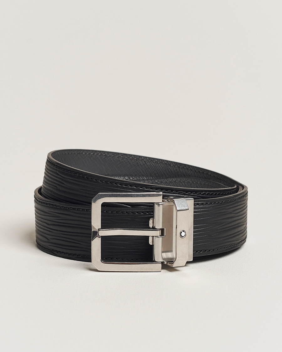 Montblanc 35mm Leather Belt Black – Nero