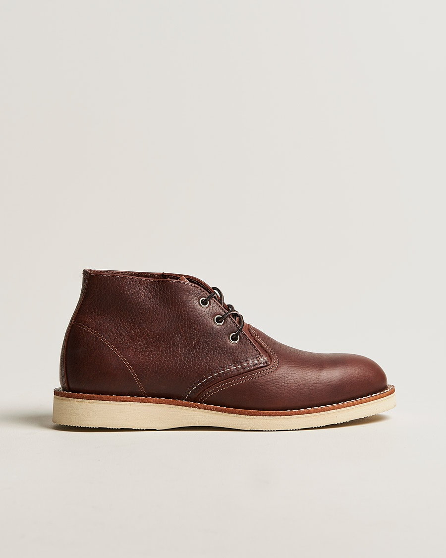 Red Wing Shoes Work Chukka Briar Oil Slick Leather – Marrone