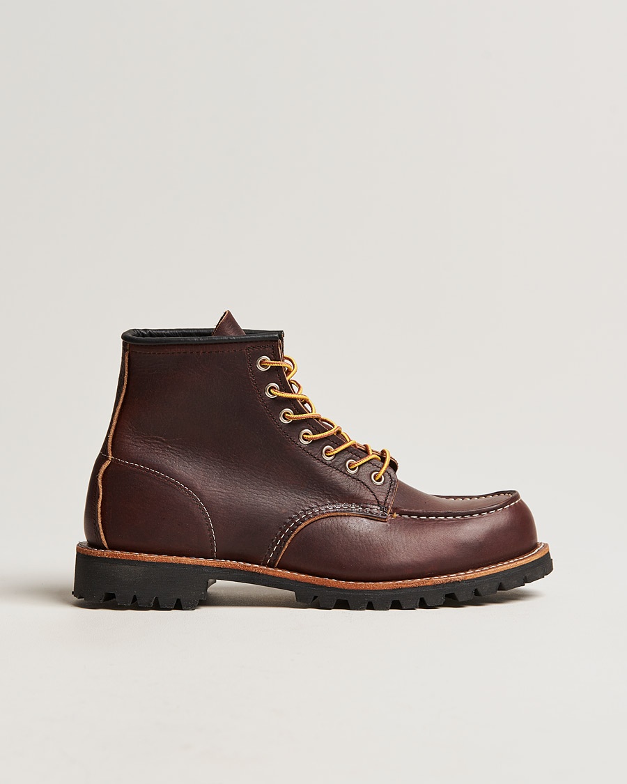 Red Wing Shoes Roughneck Boot Briar Oil Slick Leather – Marrone