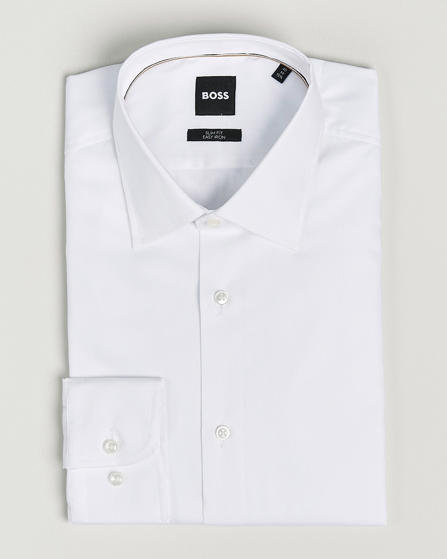 BOSS BLACK Hank Slim Fit Shirt White – Bianco
