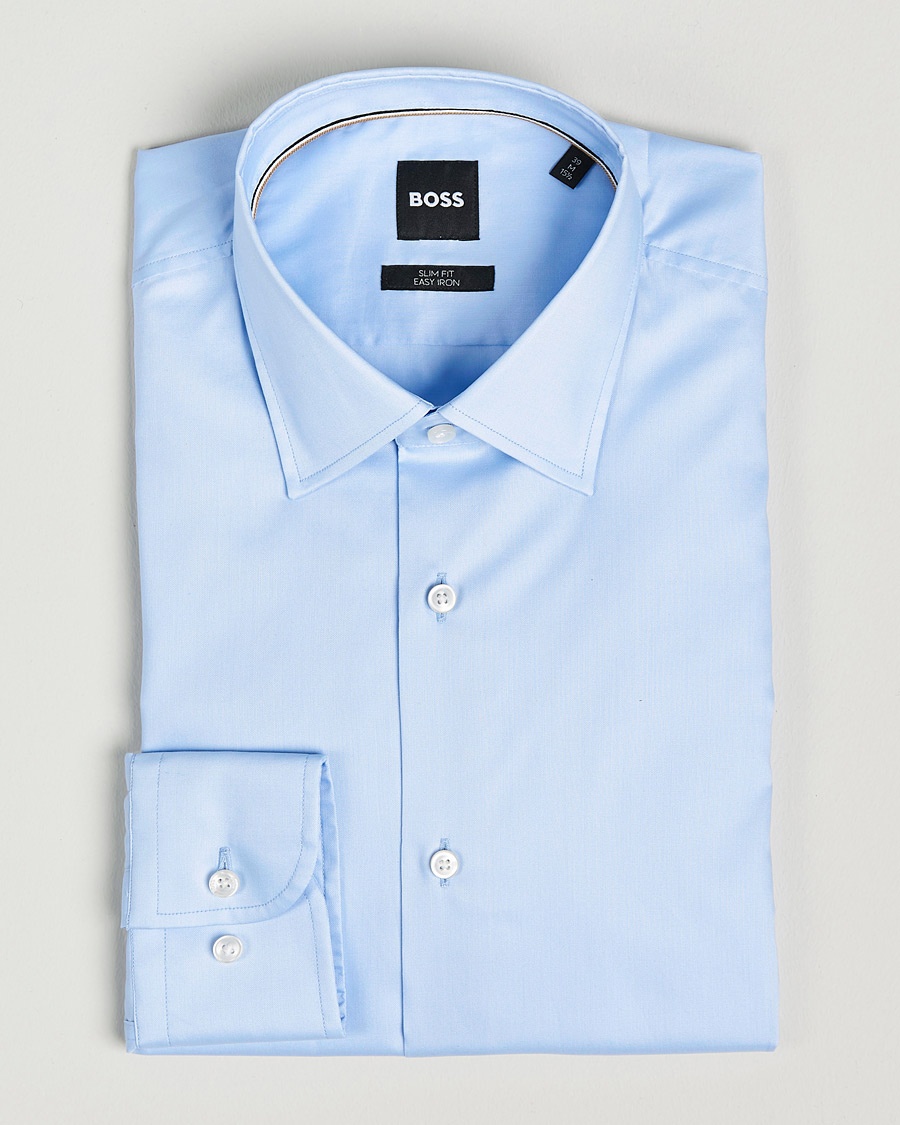 BOSS BLACK Hank Slim Fit Shirt Light Blue – Blu