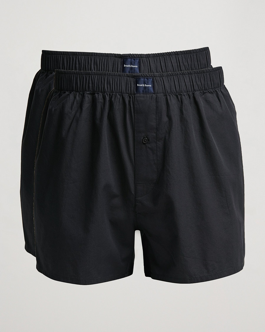 Bread & Boxers 2-Pack Boxer Shorts Dark Navy – Blu