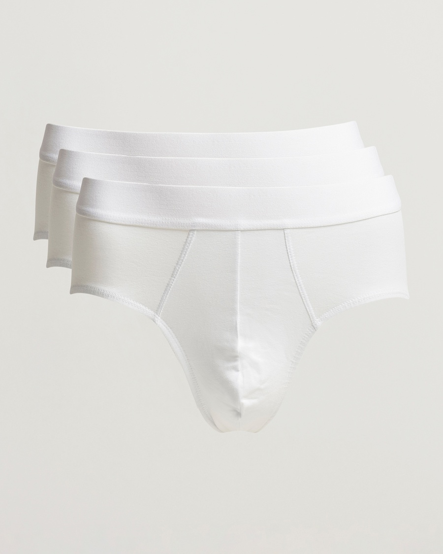 Bread & Boxers 3-Pack Brief White 3 – Bianco