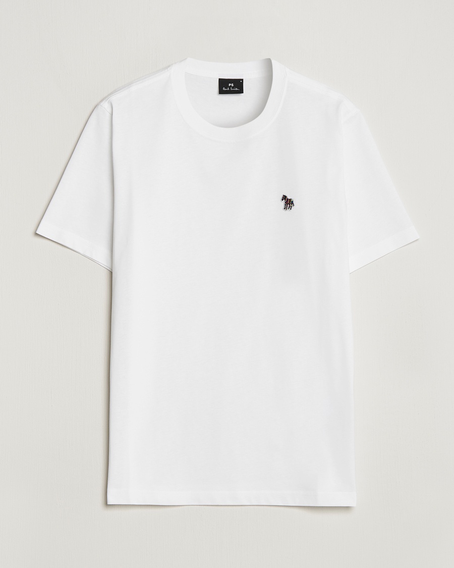 PS Paul Smith Organic Cotton Zebra T-Shirt White – Bianco