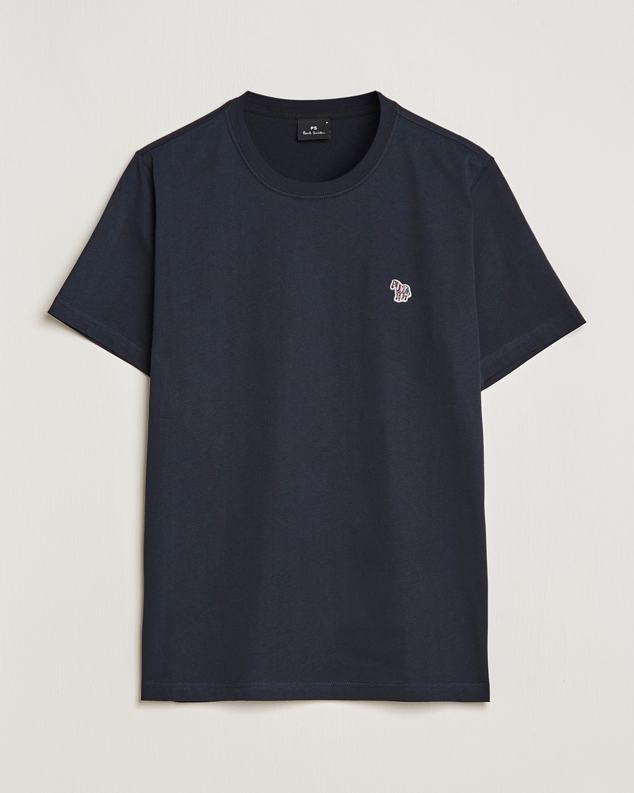 PS Paul Smith Organic Cotton Zebra T-Shirt Navy – Blu