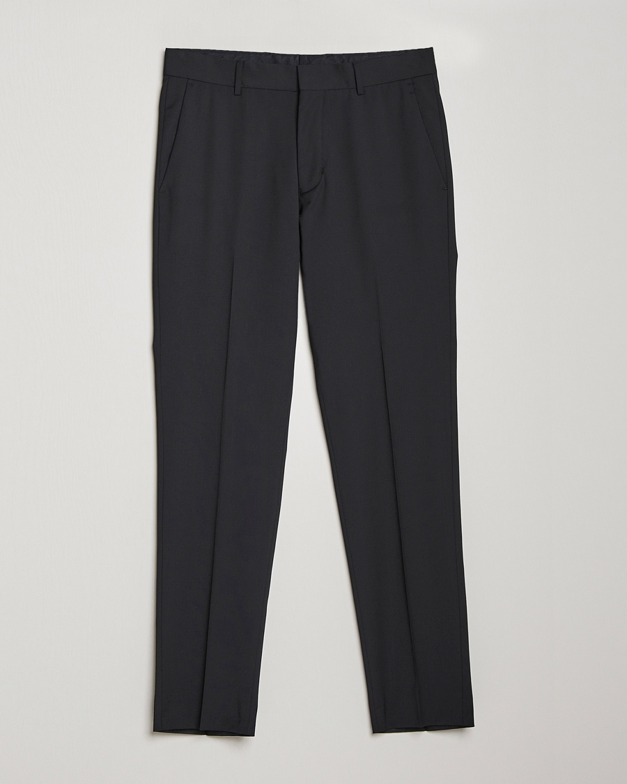 Tiger of Sweden Tenuta Wool Travel Suit Trousers Black – Nero