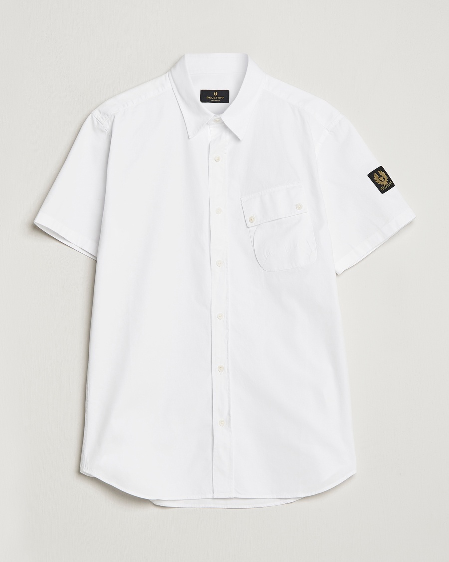 Belstaff Short Sleeve Pitch Shirt White – Bianco