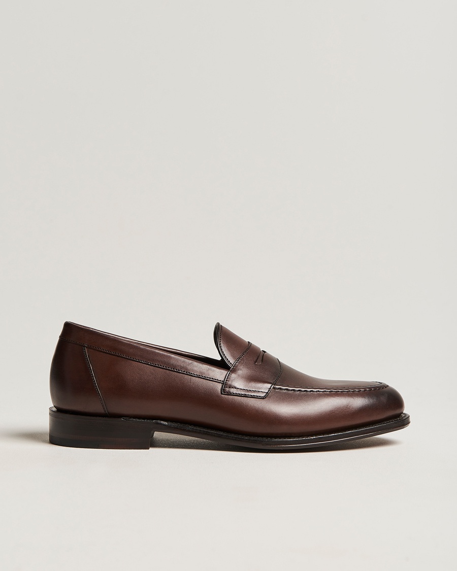 Loake 1880 Hornbeam Eco Penny Loafer Walnut – Marrone