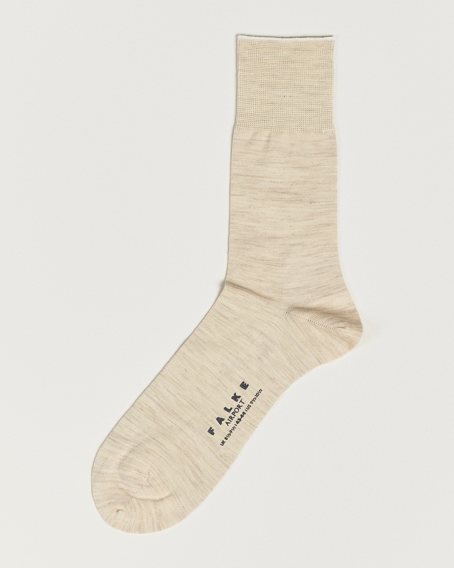 Falke Airport Socks Beige Melange – Beige