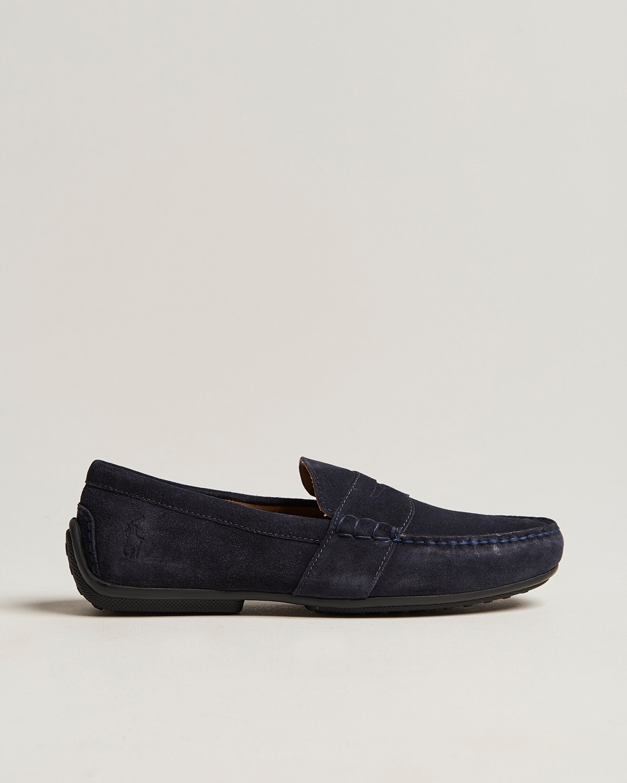 Polo Ralph Lauren Reynold Suede Driving Loafer Hunter Navy – Blu