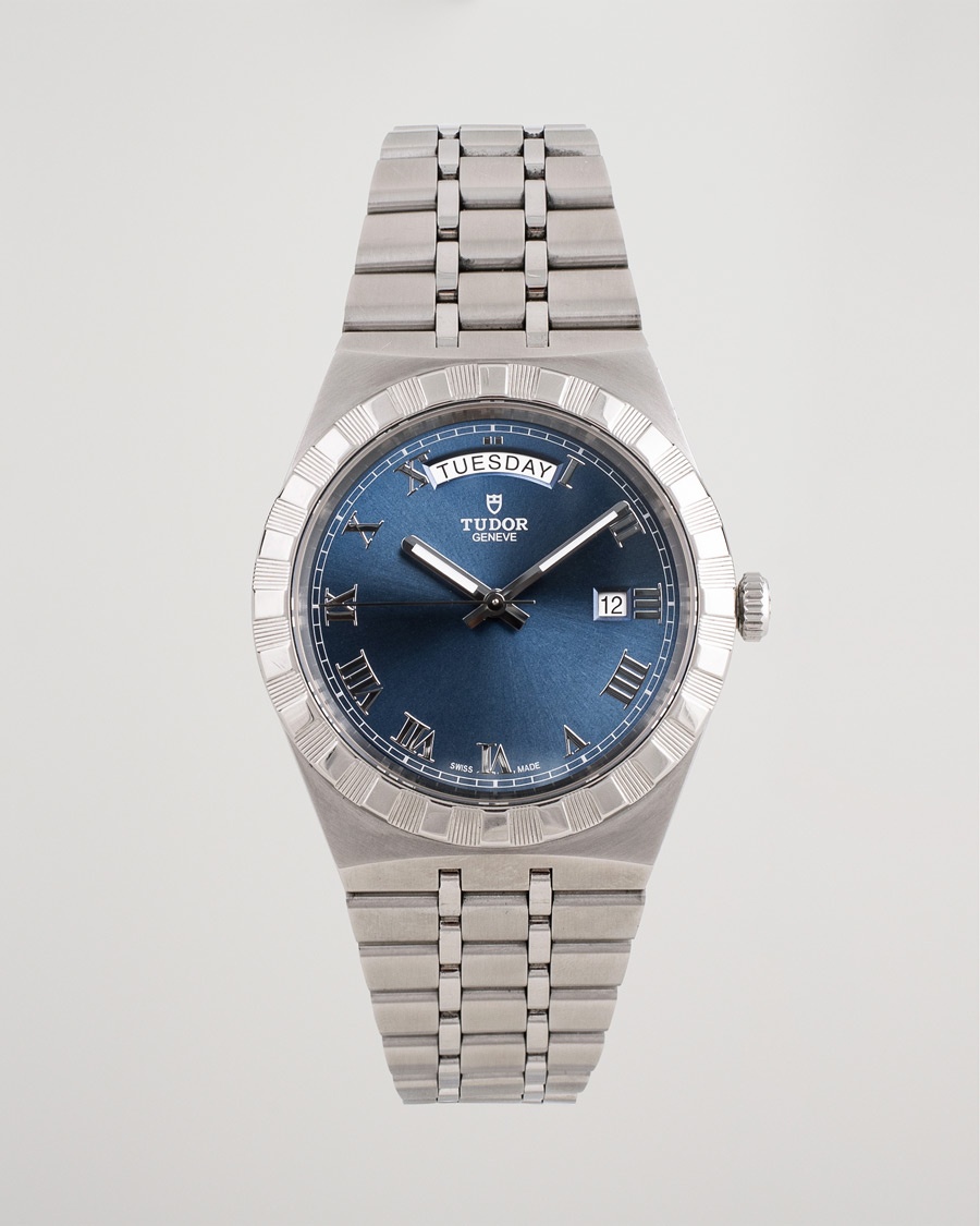 Tudor Pre-Owned Royal Date Day 28600-91060 Steel Blue – Blu