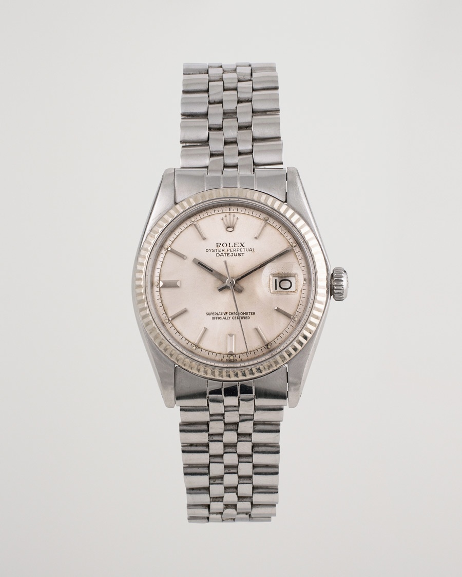 Rolex Pre-Owned Datejust 1601 Jubilee Steel Silver – Argento