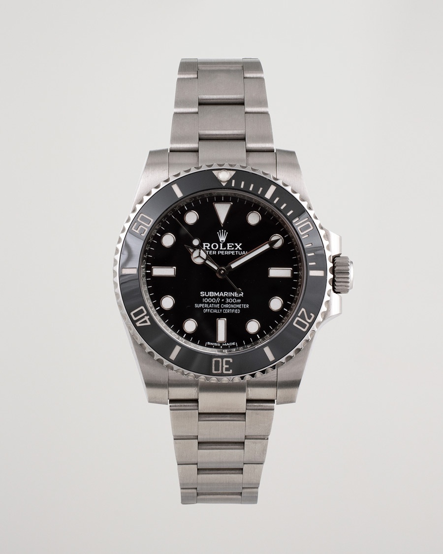 Rolex Pre-Owned Submariner 114060 Oyster Perpetual Steel Black – Nero